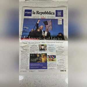 Trump Newspaper Headline FIGHT